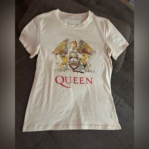 Queen Band Graphic Tee - Cream